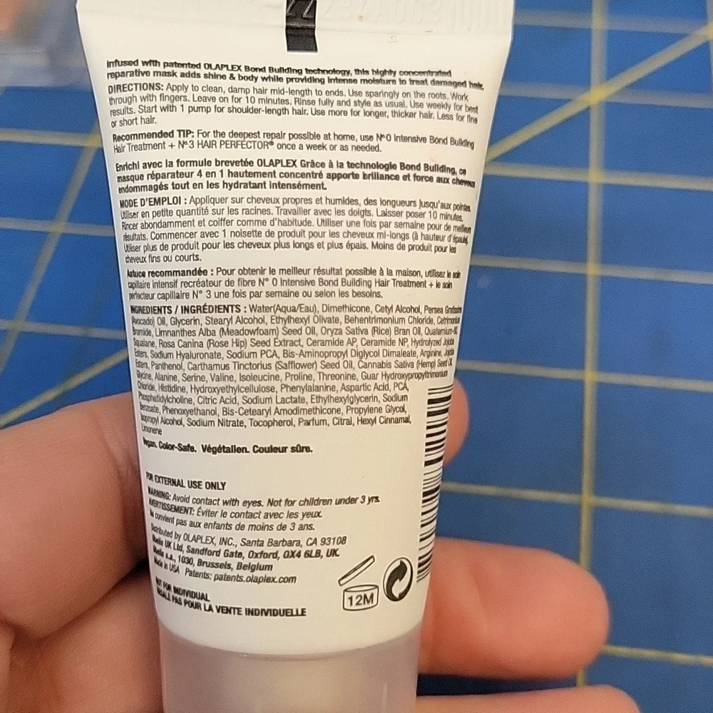 Olaplex No. 7 Bond Intense Moisture Mask 30ml Tube New